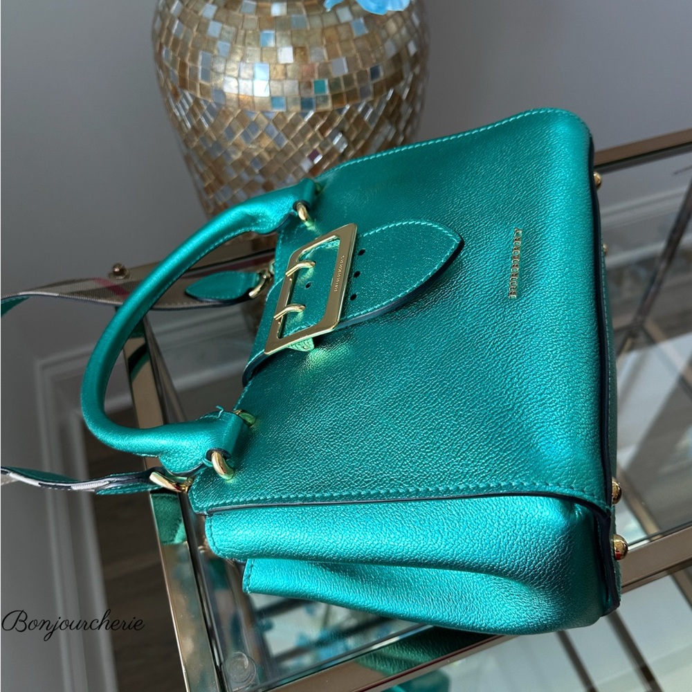 Authentic Burberry Turquoise bag - Picture 6 of 16